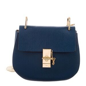 CHLOE Navy Medium Drew Bag